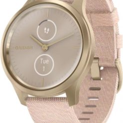 Garmin Vivomove Style Smartwatch - Champagne Aluminum Case/Blush P for Watches