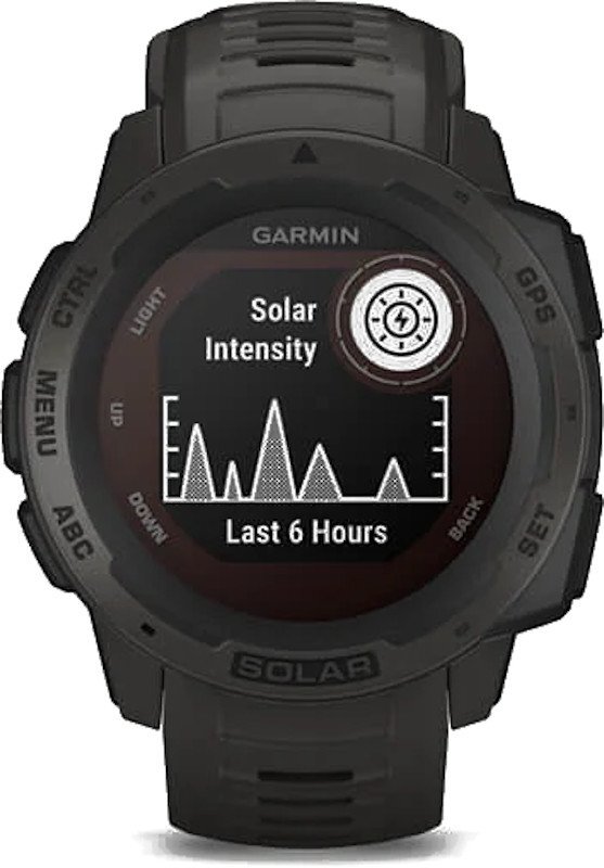 Garmin Instinct Solar GPS Sport Watch - Graphite for Watches 5 Garmin Instinct Solar GPS Sport Watch - Graphite for Watches - Image 3
