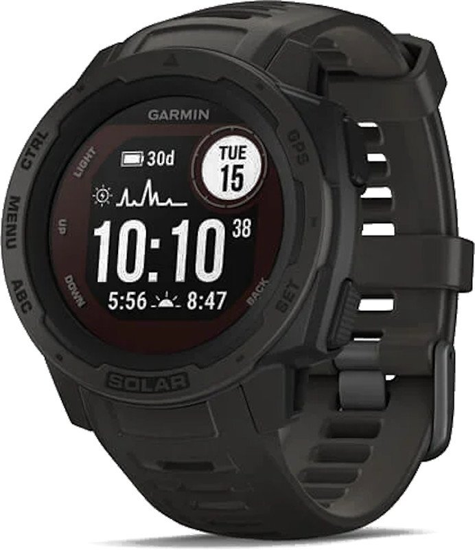 Garmin Instinct Solar GPS Sport Watch - Graphite for Watches 3 Garmin Instinct Solar GPS Sport Watch - Graphite for Watches