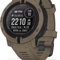 Garmin Instinct 2 Solar Tactical Edition GPS Watch - Coyote Tan for Watches