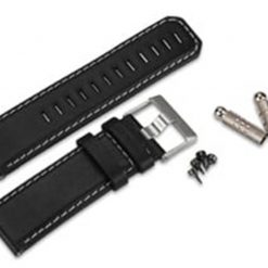 Garmin Fenix/Fenix 2/Tactix Leather Watch Band Kit - Black for Watch Accessories
