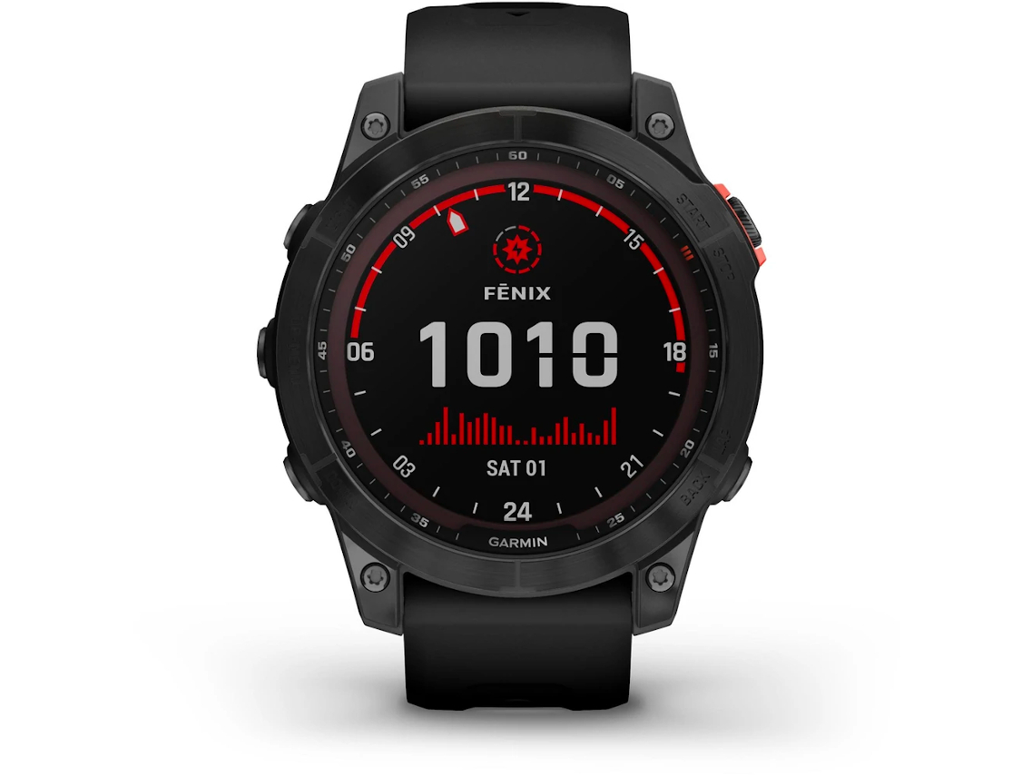 Garmin Fenix 7 Solar Smartwatch - Slate Grey with Black Band for Watches 4 Garmin Fenix 7 Solar Smartwatch - Slate Grey with Black Band for Watches - Image 2