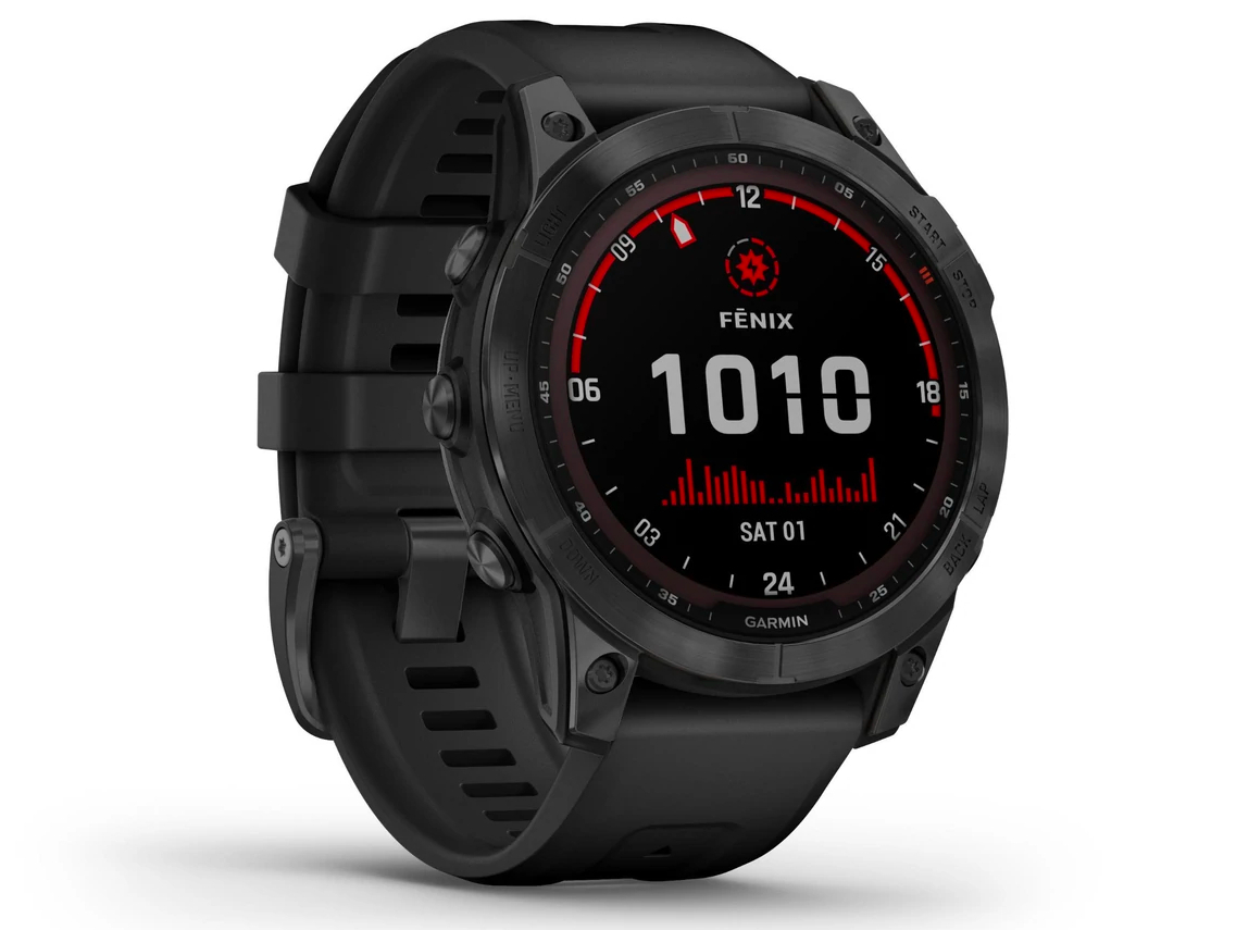 Garmin Fenix 7 Solar Smartwatch - Slate Grey with Black Band for Watches 5 Garmin Fenix 7 Solar Smartwatch - Slate Grey with Black Band for Watches - Image 3