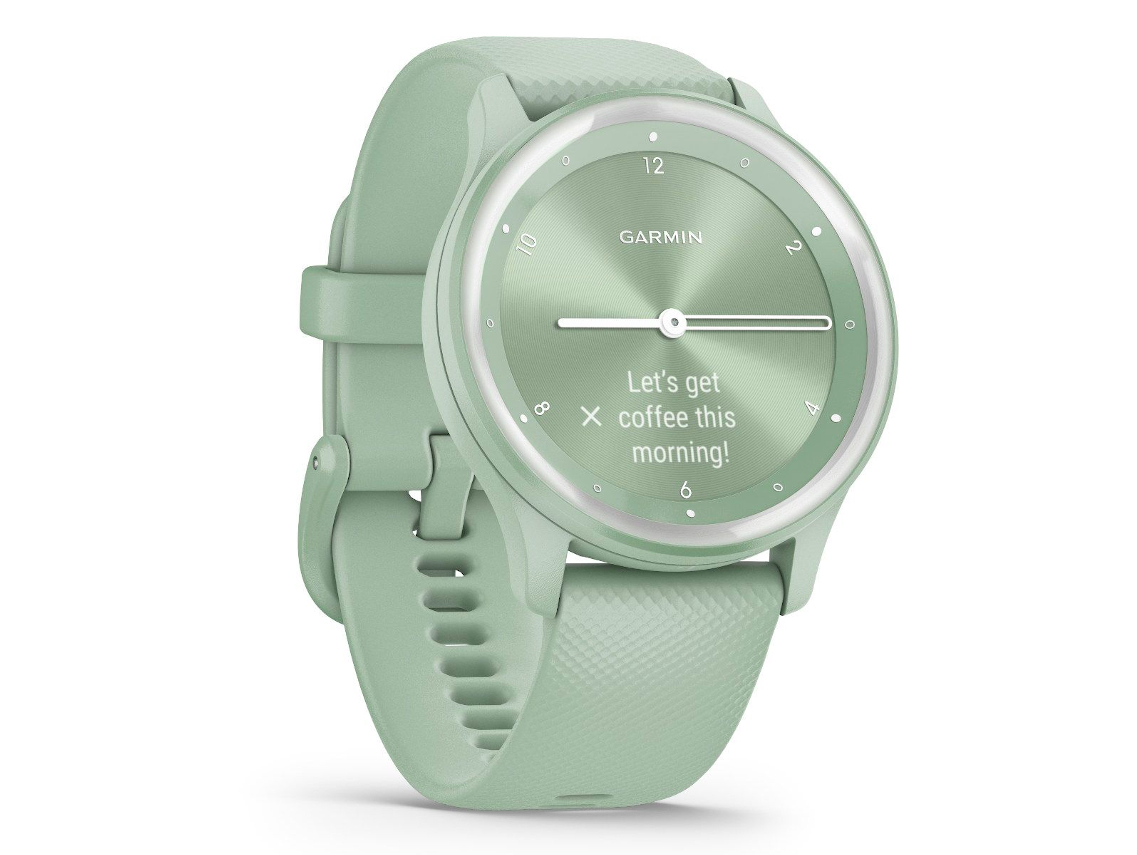 Garmin Vivomove Sport Smartwatch - Cool Mint Case and Silicone Ban for Watches 4 Garmin Vivomove Sport Smartwatch - Cool Mint Case and Silicone Ban for Watches - Image 2