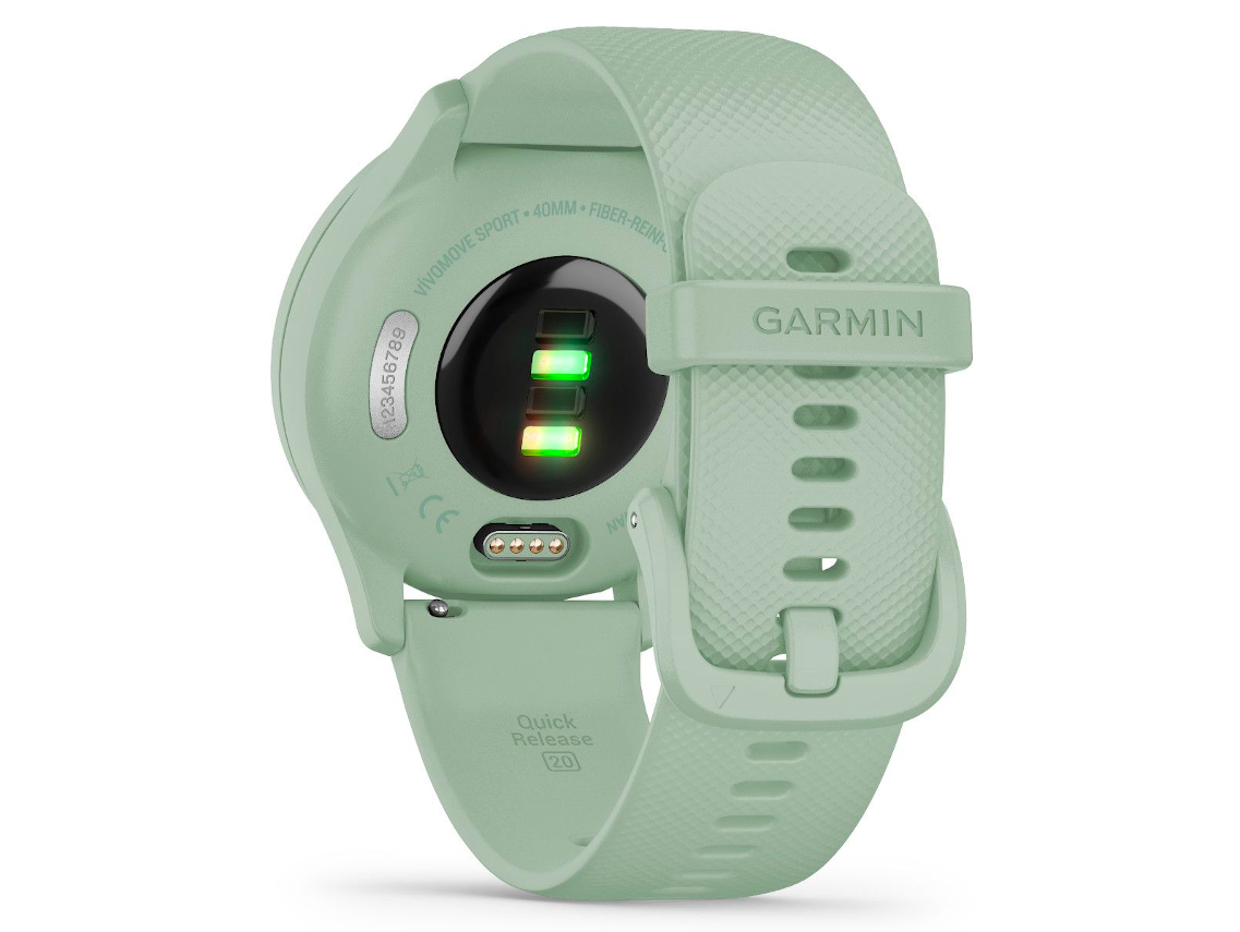 Garmin Vivomove Sport Smartwatch - Cool Mint Case and Silicone Ban for Watches 7 Garmin Vivomove Sport Smartwatch - Cool Mint Case and Silicone Ban for Watches - Image 5