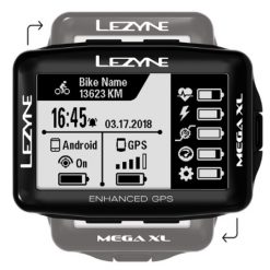 Lezyne Mega XL GPS Computer - Black for Computers