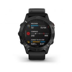Garmin Fenix 6 Pro Smartwatch - Black With Black Band for Watches -Electronics popular shop 62730 5