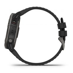 Garmin Fenix 6X Smartwatch - Sapphire Carbon Gray DLC with Black B for Watches -Electronics popular shop 62741 4