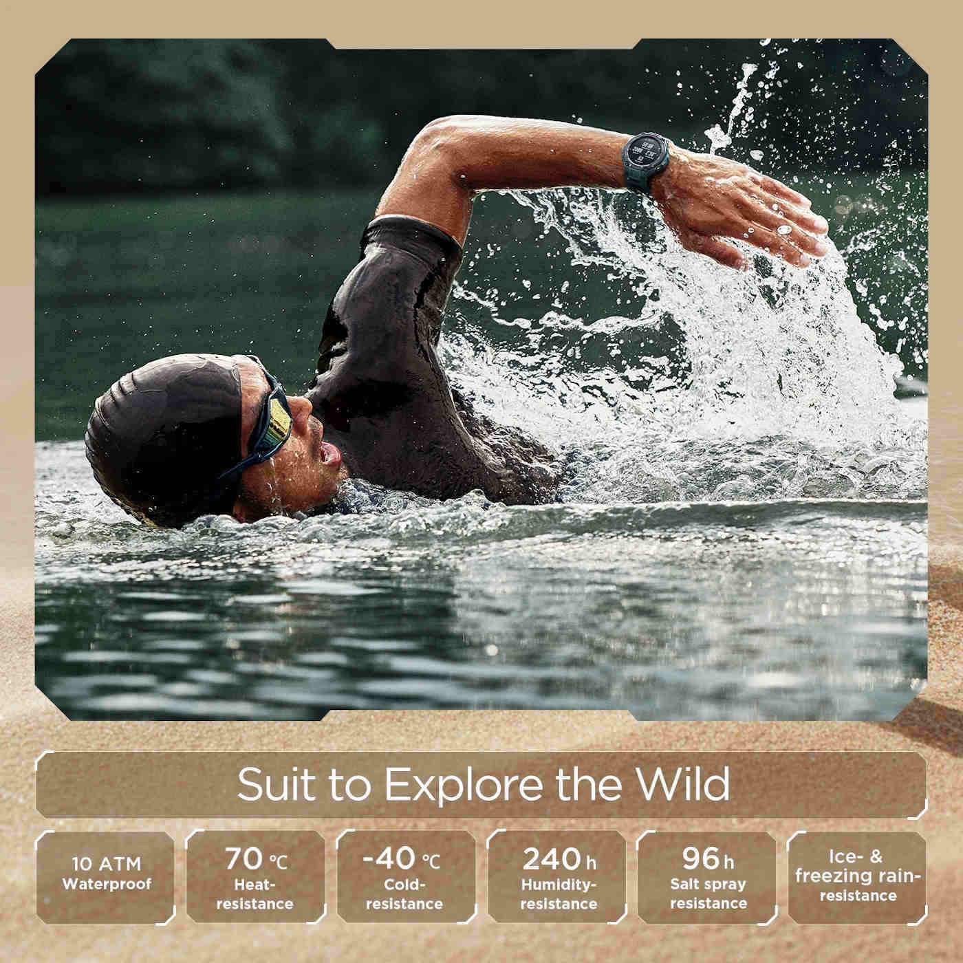 Amazfit T-Rex Pro GPS Smart Watch for Watches 6 Amazfit T-Rex Pro GPS Smart Watch for Watches - Image 4